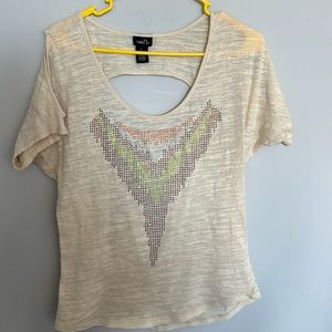 Sequin patterned blouse